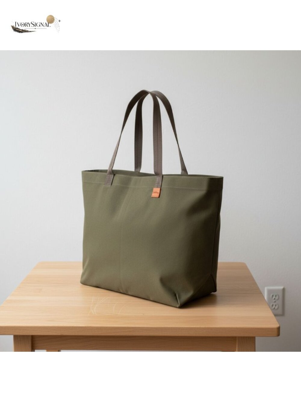 Large Capacity Travel Tote Bag Recycled Ripstop Nylon Shoulder Carry